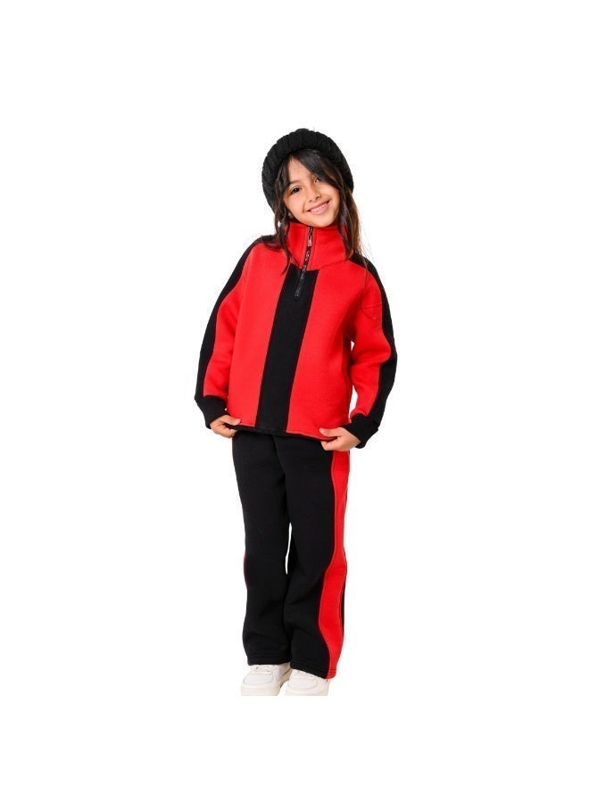 طقم ترنج بناتي بشريط قطعتين - Image 2